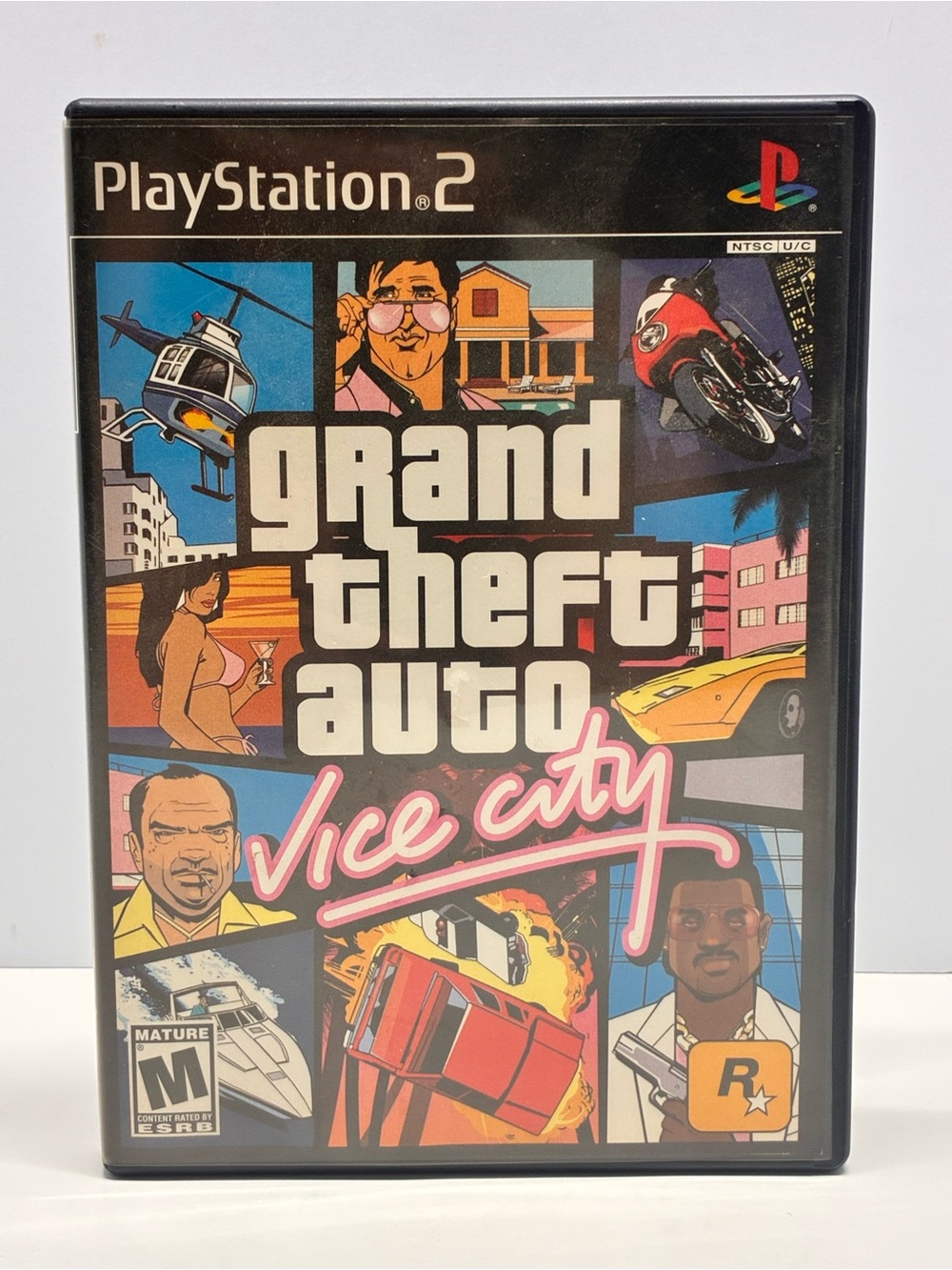 Grand Theft Auto Vice City PS2 PlayStation 2 CIB Black Label w/Map & Manual